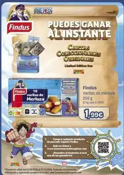 Masymas Findus - varitas de merluza oferta