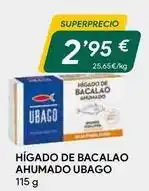 Masymas Ubago - higado de bacalao ahumado oferta