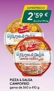 Masymas Campofrío - pizza & salsa oferta