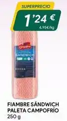 Masymas Campofrío - fiambre sandwich paleta oferta