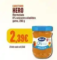 Masymas Hero - mermelada 0% azucares anadidos gama oferta