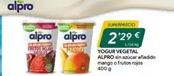 Masymas Alpro - yogur vegetal oferta