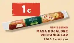 Masymas Rikisssimo - masa hojaldre rectangular oferta
