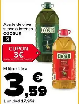 Supeco Coosur - aceite de oliva suave o intenso oferta