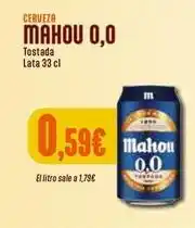 Masymas Mahou - cerveza 0.0 oferta