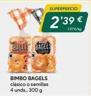 Masymas Bimbo - bagels clasico o semillas oferta
