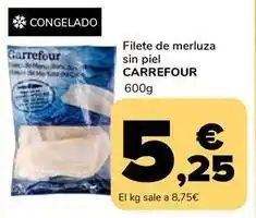 Supeco Carrefour - filete de merluza sin piel oferta