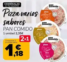 Supeco Pan comido - pizza varios sabores oferta