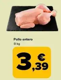 Supeco Pollo entero oferta