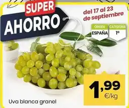Autoservicios Familia Uva blanca granel oferta