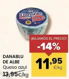 Autoservicios Familia Danablu de albe - queso azul oferta