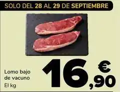 Supeco Lomo bajo de vacuno oferta