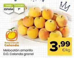 Autoservicios Familia Melocoton amarillo d.o. calanda granel oferta