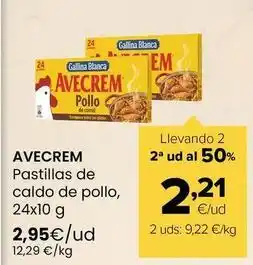 Autoservicios Familia Gallina blanca - avecrem pastillas de caldo de pollo oferta