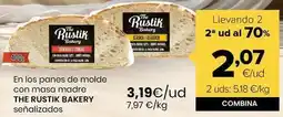 Autoservicios Familia The rustik bakery - en los panes de molde con masa madre oferta