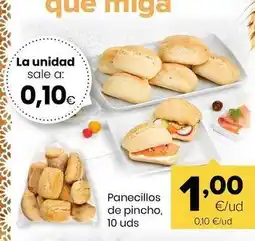 Autoservicios Familia Panecillos de pincho oferta