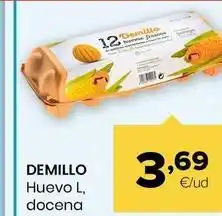 Autoservicios Familia Demillo - huevo l, docena oferta