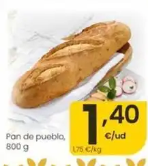 Eroski Pan de pueblo oferta