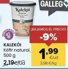 Autoservicios Familia Kalekói - kefir natural oferta