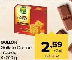 Autoservicios Familia Gullón - galleta creme tropical oferta