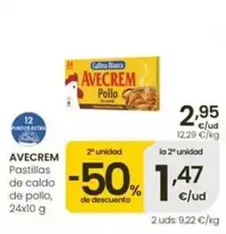 Eroski Avecrem - pastillas de caldo de pollo oferta