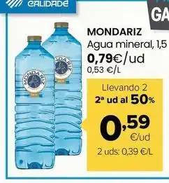 Autoservicios Familia Mondariz - agua mineral oferta