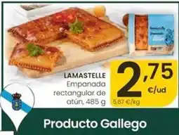 Eroski Lamastelle - empanada rectangular de atun oferta