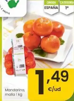 Eroski Mandarina, malla oferta