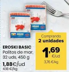 Autoservicios Familia Eroski basic - palitos de mar oferta