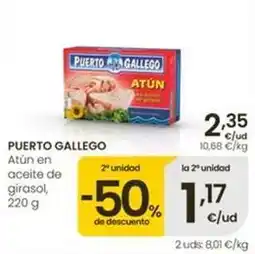 Eroski Puerto gallego - atun en aceite de girasol oferta