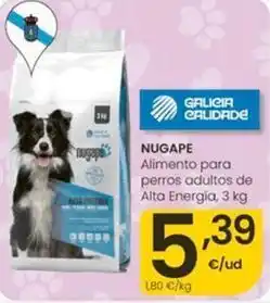 Eroski Nugape - alimento para perros adultos de alta energia oferta