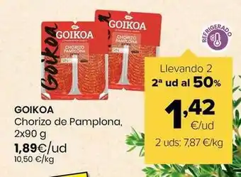 Goikoa - chorizo de pamplona