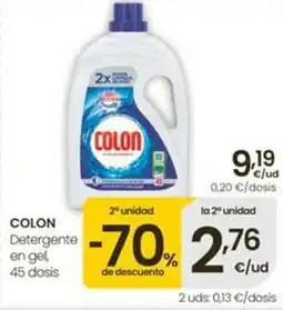 Colon - detergente en gel