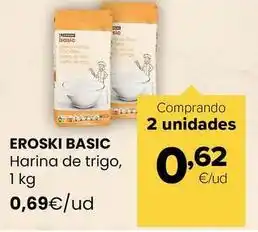 Eroski basic - harina de trigo