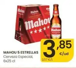 Eroski Mahou - 5 estrellas cerveza especial oferta