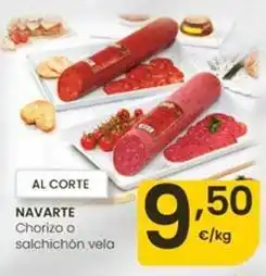 Eroski Navarte - chorizo o salchichon vela oferta