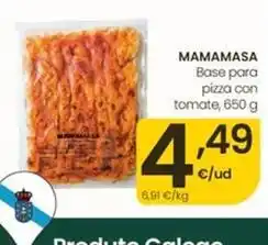 Eroski Mamamasa - base para pizza con tomate oferta