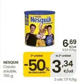 Eroski Nesquik - cacao soluble oferta