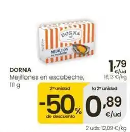 Eroski Dorna - mejillones en escabeche oferta