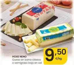 Eroski Hoxe neno - queso en barra clasico bajo en sal oferta