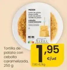 Eroski Eroski - tortilla de patata con cebolla caramelizada oferta