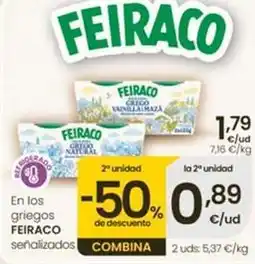 Eroski Feiraco - en los griegos señalizados oferta