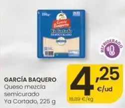 Eroski García baquero - queso mezcla semicurado oferta