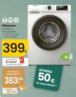 Eroski Hisense - lavadora wf1q1041bw oferta