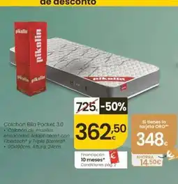 Eroski Pikolin - colchón bila pocket 3.0 oferta