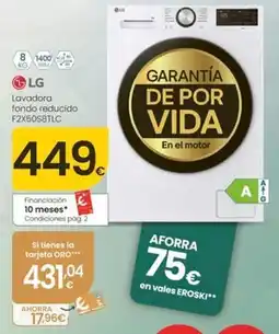 Eroski Lg - lavadora fondo reducido f2x50s8tcl oferta