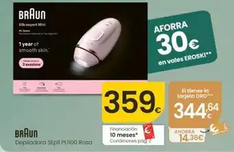 Braun - depiladora sepil pt1100 rosa
