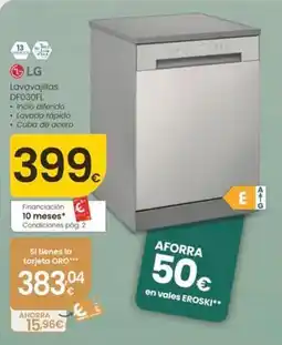 Eroski Lg - lavavajillas df30fl oferta