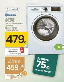 Eroski Balay - lavadora 3ts993bp oferta