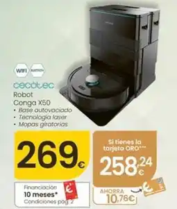 Eroski Cecotec - robot conga x50 oferta